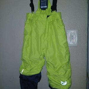 Lillet Kids Green and Navy Overalls